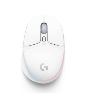 Logitech G G705 Ratón Inalámbrico Para Gaming, Iluminación LIGHTSYNC RGB Personalizable, Inalámbrico LIGHTSPEED, Conectividad Bluetooth, Ligero, PC/Mac/Portátil – Blanco