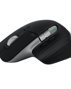 Ratón Ergonómico Inalámbrico por Bluetooth Logitech MX Master 3S For Mac/ Batería recargable/ Hasta 8000 DPI/ Gris Espacial