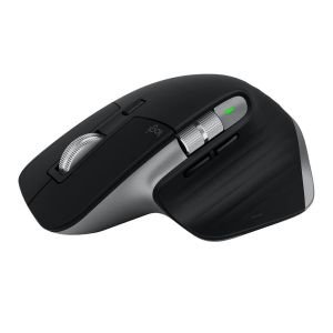 Ratón Ergonómico Inalámbrico por Bluetooth Logitech MX Master 3S For Mac/ Batería recargable/ Hasta 8000 DPI/ Gris Espacial