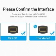 Conversor Vention HBCBB/ Mini DisplayPort Macho – HDMI Hembra