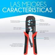 Crimpadora Metálica Vention KEAB0 para RJ45 / RJ12 / RJ11