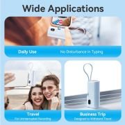 Powerbank 4800mAh Vention FHRW0/ 22.5W/ Blanca