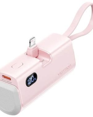 Powerbank 4800mAh Vention FHRP0/ 22.5W/ Rosa