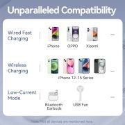 Powerbank 5000mAh Vention FHSP0/ 20W/ Wireless/ Rosa