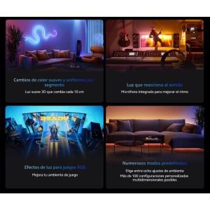 Tira Led Xiaomi Extensión para Smart Lightstrip Pro de 1m