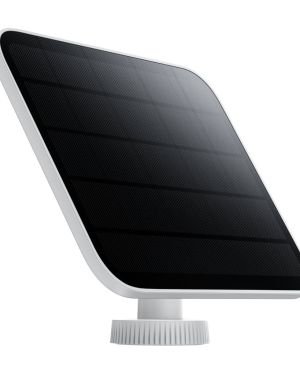 Xiaomi Outdoor Camera Solar Panel – Carga de Alta Potencia de 5W, Conector USB-C Resistente al Agua, IP66, Cable de 3m, Blanco (Versión ES)