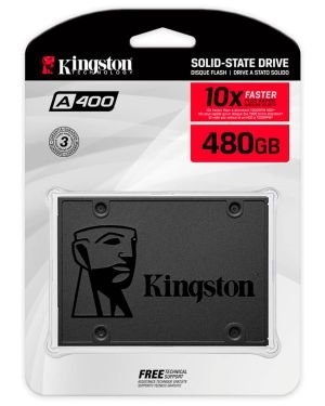 Kingston A400 SSD Disco duro sólido interno 2.5″ SATA Rev 3.0, 480GB – SA400S37/480