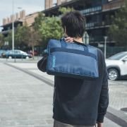 Maletín para Ordenador Portátil Monray Ginger para Portátiles hasta 15.6″/ Cinta para Trolley/ Azul