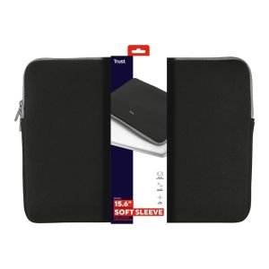 Trust Primo – Funda Protectora Suave para Ordenadores portátiles de 15.6″, Negro