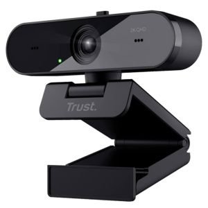 Webcam Trust TW-250/ Enfoque Automático/ 2560 x 1440 QHD