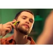 Cortabarbas – PHILIPS – Oneblade QP2724/10 – 3 accesorios (1 / 3 / 5 mm) incluidos – inalámbrico recargable – Verde / Negro