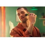 Cortabarbas – PHILIPS – Oneblade QP2724/10 – 3 accesorios (1 / 3 / 5 mm) incluidos – inalámbrico recargable – Verde / Negro
