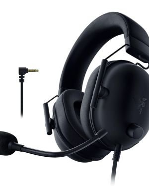 Razer Blackshark V2 X (Playstation) – Auriculares Gaming con Cable para Consola Playstation (240g, micrófono cardioide, Diafragmas de 50mm, cancelación pasiva del Ruido, Conector de 3,5 mm) Negro