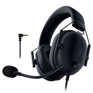 Razer Blackshark V2 X (Playstation) – Auriculares Gaming con Cable para Consola Playstation (240g, micrófono cardioide, Diafragmas de 50mm, cancelación pasiva del Ruido, Conector de 3,5 mm) Negro