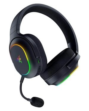 Razer Barracuda X Chroma – Auriculares inalámbricos Gaming multiplataforma con 6 Zonas Chroma RGB (SmartSwitch Hyperspeed y Bluetooth, Altavoces de 40mm, micrófono Desmontable) Negro