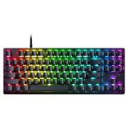 Razer Huntsman V3 X Tenkeyless (Purple Switch) – Teclado óptico para Esports (Diseño sin Teclado numérico, Teclas Totalmente programable, con tecnología RGB) QWERTY ES-Diseño | Negro