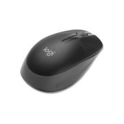Logitech Ratón Inalámbrico M190, Diseño Curvo Ambidiestro, Batería 18 Meses con Modo Ahorro, Receptor USB, Cursor y Desplazamiento Preciso, Rueda de Desplazamiento Amplio, 1000 DPI Gris