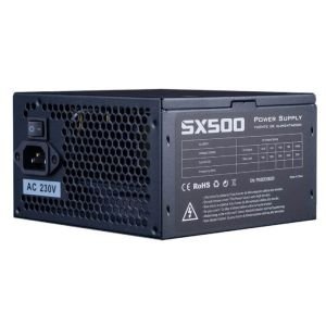 Fuente de Alimentación Hiditec SX 500 BULK/ 500W/ Ventilador 12cm/ Incluye cable de alimentación 1.5m