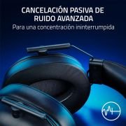 Razer Blackshark V2 X (Playstation) – Auriculares Gaming con Cable para Consola Playstation (240g, micrófono cardioide, Diafragmas de 50mm, cancelación pasiva del Ruido, Conector de 3,5 mm) Negro