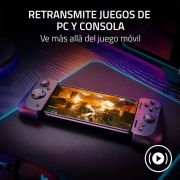 Razer Kishi V2 – Mando de Juegos móvil USB-C para iPhone y Android (Botones de acción mecatáctiles, D-Pad, Sticks analógicos, Conector de Audio de 3,5 mm, Baja latencia, RGB) Negro