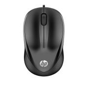 HP 1000 – Ratón con Cable (1200 PPP, 2 Botones y Rueda de Desplazamiento, 1,5 m de Cable, ConexiónUSB, Windows), Color Negro