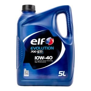 Aceite Lubricante De Motor Elf Evolution 700 Sti 10W-40 5 Litros