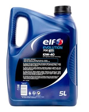 Aceite Lubricante De Motor Elf Evolution 700 Sti 10W-40 5 Litros