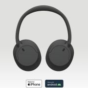 Sony WH-CH720N Auriculares Inalámbricos Bluetooth, con cancelación de ruido, hasta 35 Horas de Autonomía y Carga Rápida, Negro