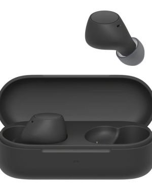 Sony WF-C510 Auriculares Inalámbricos pequeños, Ligeros, con conexión multipunto, Modo Sonido Ambiente, Resistencia al Agua IPX4, Spotify Tap, Carga rápida, 22 Horas de batería, iOS y Android – Negro