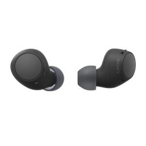 Sony WF-C510 Auriculares Inalámbricos pequeños, Ligeros, con conexión multipunto, Modo Sonido Ambiente, Resistencia al Agua IPX4, Spotify Tap, Carga rápida, 22 Horas de batería, iOS y Android – Negro
