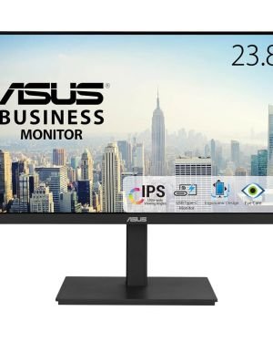 Monitor Profesional Asus VA24ECPSN 23.8″/ Full HD/ Multimedia/ Regulable en altura/ Negro