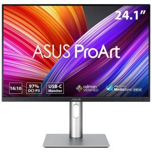 Monitor Profesional Asus ProArt Display PA248CRV 24.1″/ WUXGA/ Multimedia/ Regulable en altura/ Negro