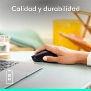 Logitech M280 Ratón Inalámbrico, 2,4 GHz con Nano Receptor USB, Seguimiento Óptico 1000 DPI, 3 Botones, Batería 18 Meses, PC/Mac/Portátil – Negro