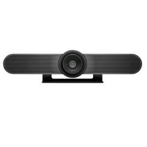 Logitech MeetUp, Sistema de Cámara para Conferencias, Webcam Ultra HD 4K/1080p/720p, 3 Micrófonos/Altavoces Personalizables, Amplio Campo Visual 120 grados, PC/Mac/Portátil/Macbook/Tablet Negro