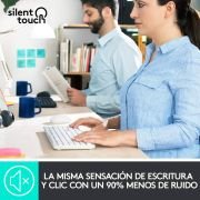 Logitech MK295 Silent Combinación de Teclado y Ratón Inalámbricos con SilentTouch, Seguimiento Óptico, Tecnología Inalámbrica sin Demoras, 90% Menos de Ruido, QWERTY Español, Blanco
