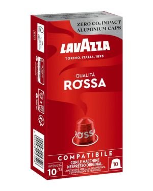 Cápsula Lavazza Qualitá Rossa para cafeteras Nespresso/ Caja de 10