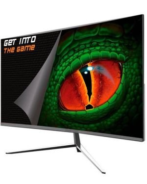 Monitor 27″ Curvo Hdmi Vga Keep Out Gaming Xgm27cv3 Hva Fhd 120hz 1ms Altavoces 2x3w R1500 Angulo De Vision 178º Vesa 100×100