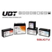 Batería Salicru UBT 12/12 compatible con SAI Salicru según especificaciones