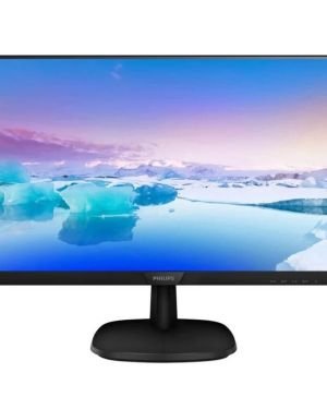 Philips Monitor 221V8/00-22″, FHD, 75Hz, VA, Flicker Free, VESA (1920×1080, 200 CD/m², D-Sub, HDMI), Negro