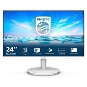 Philips 241V8AW – Monitor Full HD de 24 Pulgadas, Altavoces Integrados, (1920×1080, 75 Hz, VGA, HDMI), Blanco