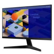 Samsung LS24C312EAUXEN – Monitor de 24″ FullHD (1920 x 1080, 16:9, 75Hz, 5ms, Diseño sin Bordes, LED, Panel IPS, AMD FreeSync, Modo Eye Saver, Flicker Free), Negro
