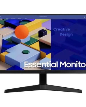 Samsung LS24C312EAUXEN – Monitor de 24″ FullHD (1920 x 1080, 16:9, 75Hz, 5ms, Diseño sin Bordes, LED, Panel IPS, AMD FreeSync, Modo Eye Saver, Flicker Free), Negro