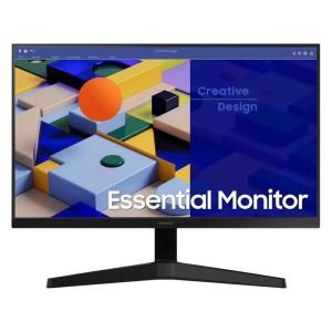 Samsung LS24C312EAUXEN – Monitor de 24″ FullHD (1920 x 1080, 16:9, 75Hz, 5ms, Diseño sin Bordes, LED, Panel IPS, AMD FreeSync, Modo Eye Saver, Flicker Free), Negro