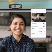 Logitech C930e Business Webcam, Video-Llamadas Full HD 1080p/30fps, Corrección y Enfoque Automáticos, Zoom 4X, Tapa de Privacidad, Skype Business, WebEx, Lync, Cisco, PC/Mac/Portátil/Macbook/Chrome