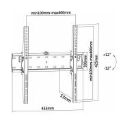 Soporte de Pared Inclinable Aisens WT55T-015 para TV de 32-55″/ hasta 40kg