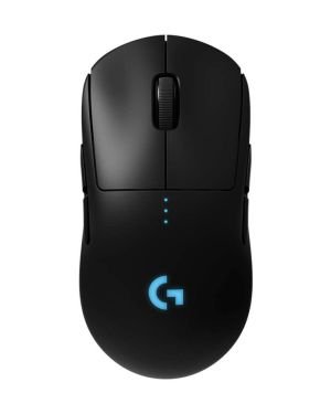 Ratón Gaming Inalámbrico Logitech G PRO/ Batería recargable/ Hasta 25600 DPI/ compatibile, PC/Mac Negro