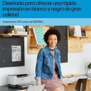 HP LaserJet M209d 8J9L0F, Impresora Láser A4 Monocromo – Impresión a Doble Cara Automática (29ppm, USB 2.0 de alta velocidad, Procesador 500MHz, Memoria 64MB) Blanca y Gris