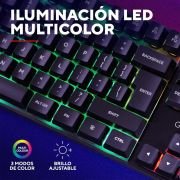 Trust Gaming GXT 835 Azor Teclado Retroiluminado, Disposición QWERTY Español