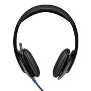 Auriculares Logitech H540/ con Micrófono/ USB/ Negros PC/Mac/Portátil – Negro