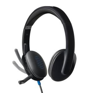 Auriculares Logitech H540/ con Micrófono/ USB/ Negros PC/Mac/Portátil - Negro